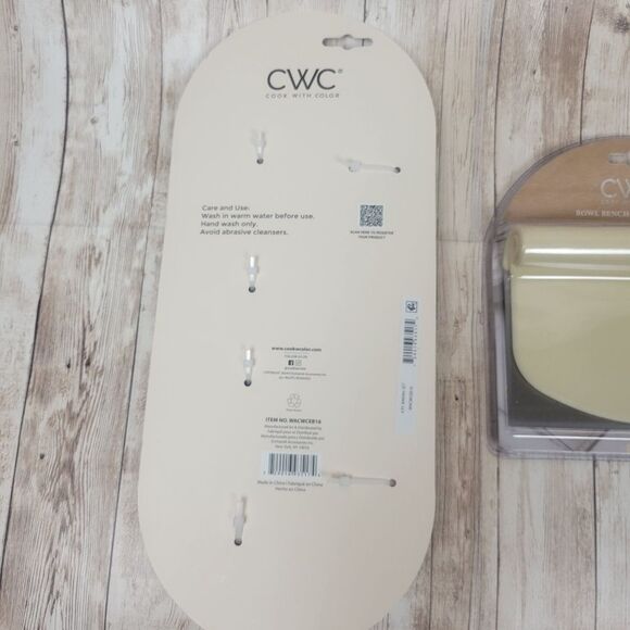 CWC Baking Mat Cookie Cutters Bowl Bench Scraper Set Flower Butterfly - Picture 3 of 5